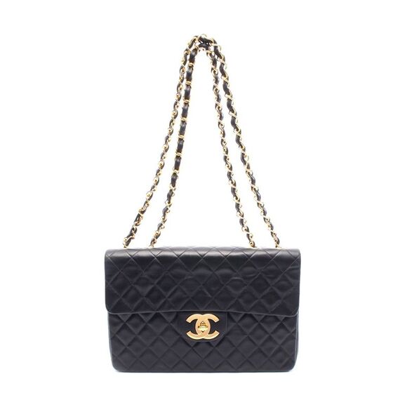 Chanel Lambskin Single Flap Shoulder Bag - Picture 1 of 10